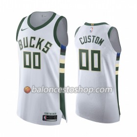 Camiseta Hombre NBA Milwaukee Bucks Personalizadas 2019-20 Nike Association Edition Swingman